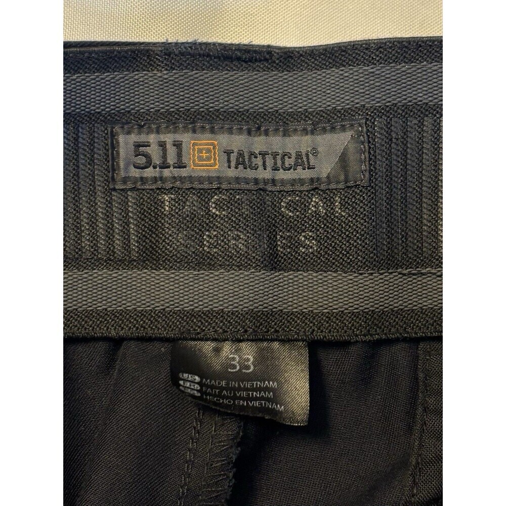 5.11 TACTICAL Men's Twill PDU Class B Cargo Pant 33 Regular Fit Black Work 74326 - Picture 2 of 15